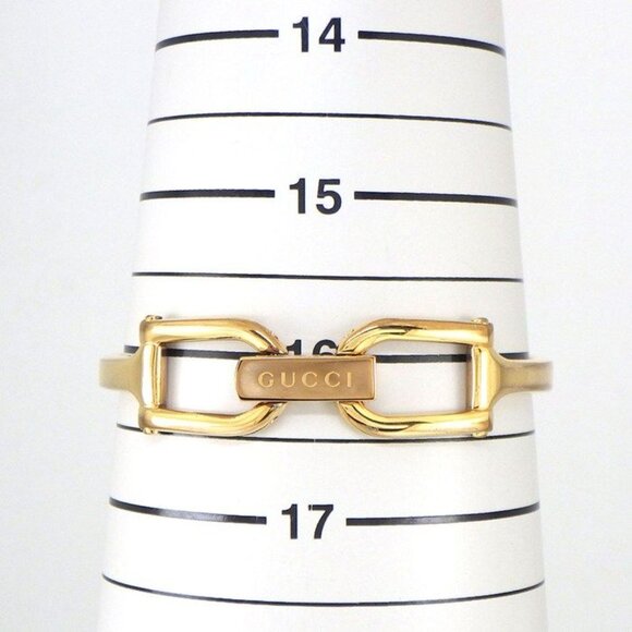 Gucci Watch Bangle Rectangular 1 Point Diamond GG Pattern White - Picture 10 of 10